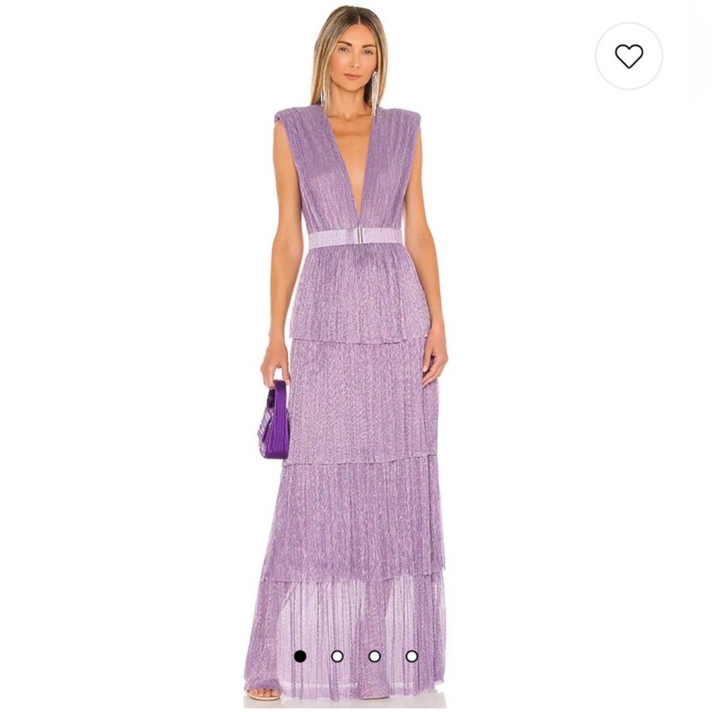 Sabina Musayev Lavender Maxi Dress